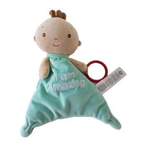 Kids for Culture Positive Pals I Am Amazing Baby Lovey Security Blanket 10"
